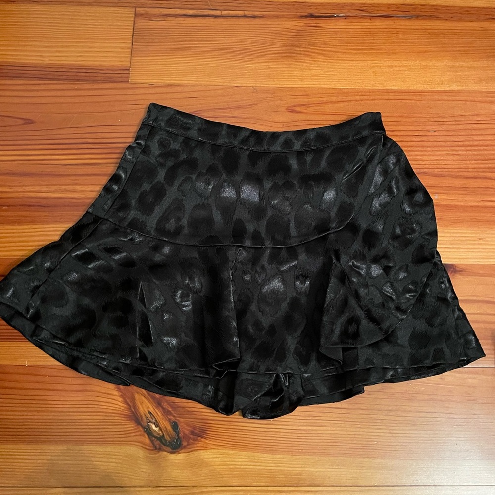 Black patterned skirt